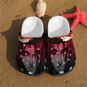 Gaara Anime Sku 0503 Crocs Crocband Clog Comfortable For Mens Womens Classic Clog Water Shoes