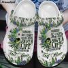 Garden Personalized Clog Custom Crocs Comfortablefashion Style Comfortable For Women Men Kid Print 3D Save A Life Send Mulch