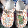Georgia Personalized Clog Custom Crocs Clog Fashion Style Comfortable Kid Print 3D Sweet As A Peach For Mens And Womens