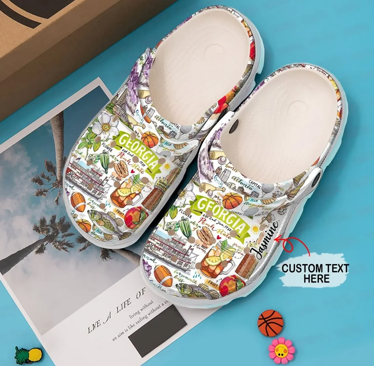Georgia Personalized Clog Custom Crocs Comfortablefashion Style Comfortable For Women Men Kid Print 3D Georgia Proud Georgia Personalized Clog Custom Crocs Comfortablefashion Style Comfortable For Women Men Kid Print 3D Georgia Proud