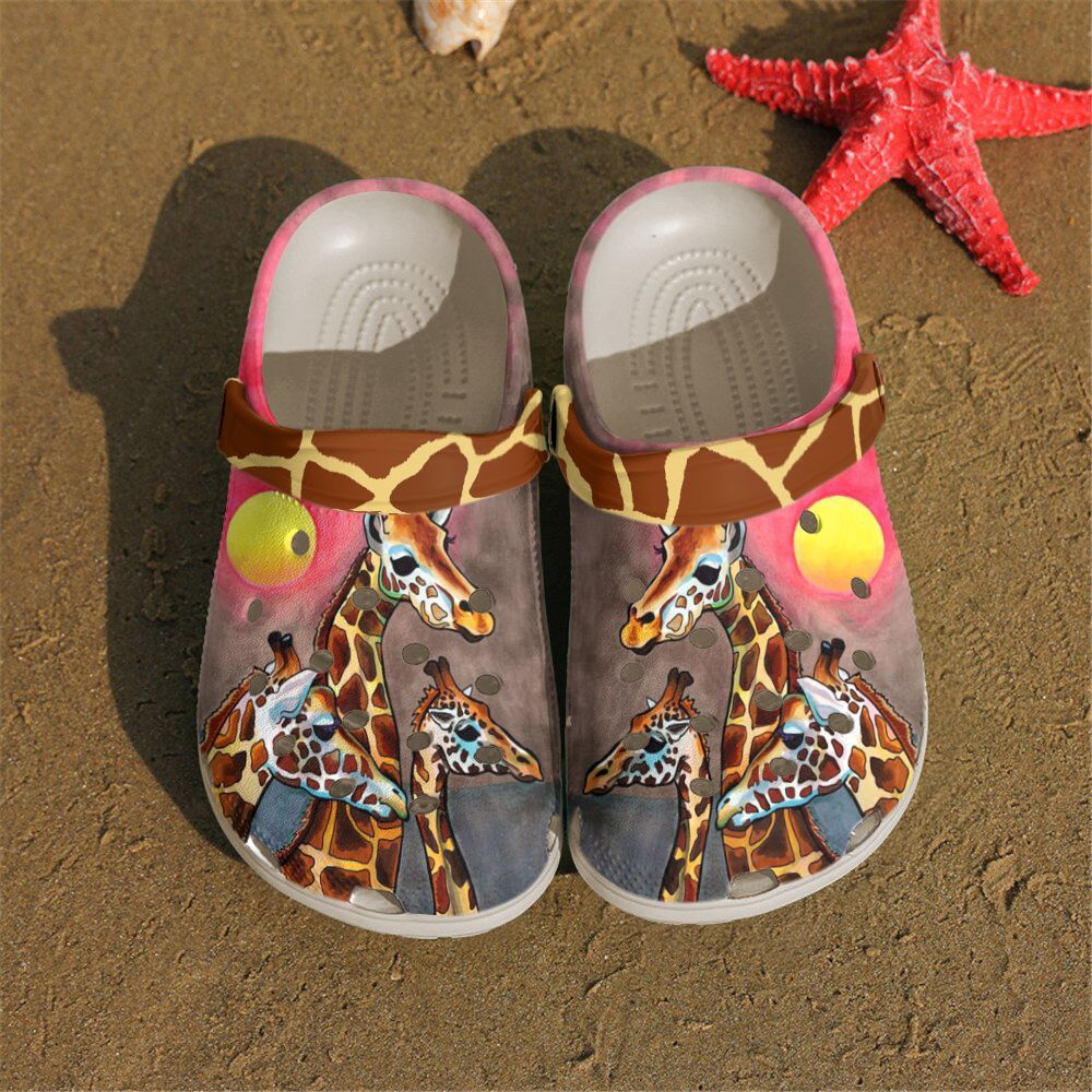 Giraffe Personalized Clog Custom Crocs Comfortablefashion Style Comfortable For Women Men Kid Print 3D Family Giraffe Giraffe Personalized Clog Custom Crocs Comfortablefashion Style Comfortable For Women Men Kid Print 3D Family Giraffe
