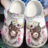 Goat Personalize Clog Custom Crocs Fashionstyle Comfortable For Women Men Kid Print 3D Whitesole Be Happy