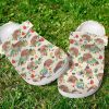 Hedgehog Floral Crocs Clog Classic Clogs Shoes