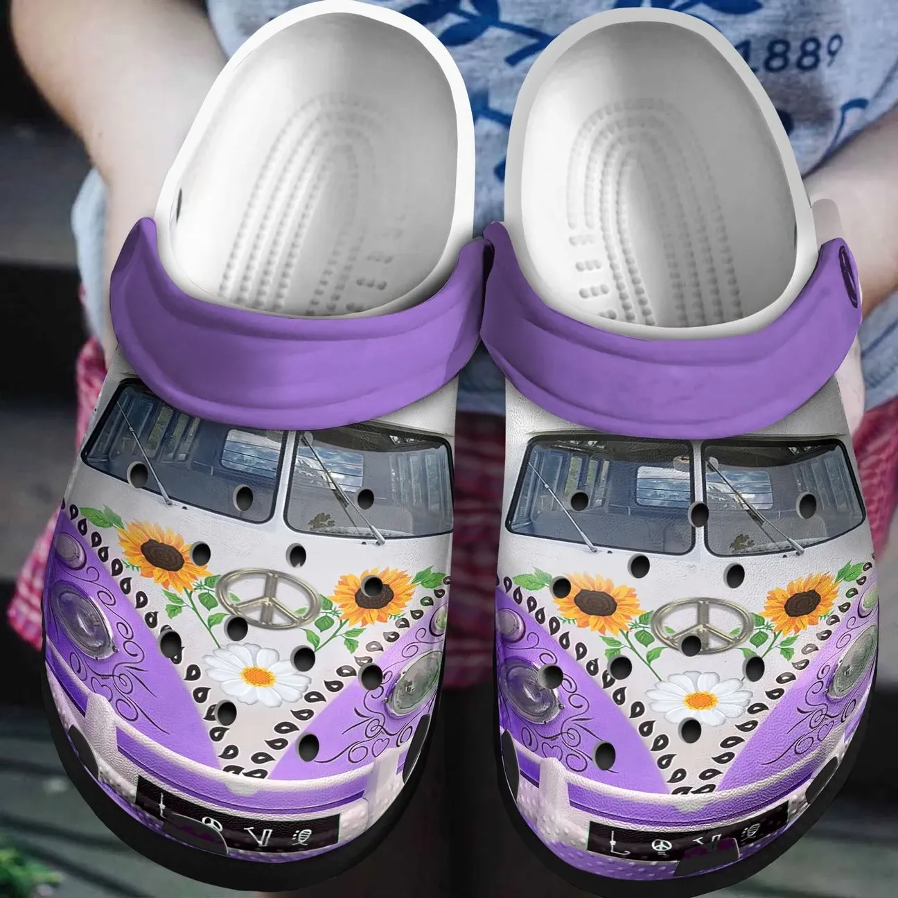 Hippie Personalized Clog Custom Crocs Comfortablefashion Style Comfortable For Women Men Kid Print 3D Hippie Love Hippie Personalized Clog Custom Crocs Comfortablefashion Style Comfortable For Women Men Kid Print 3D Hippie Love