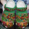 Hippie Personalized Clog Custom Crocs Comfortablefashion Style Comfortable For Women Men Kid Print 3D Stay Trippy Little Hippie