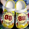 Hockey Passion Yellow Personalize Clog Custom Crocs Clog Number On Sandal Fashion Style Comfortable For Women Men Kid