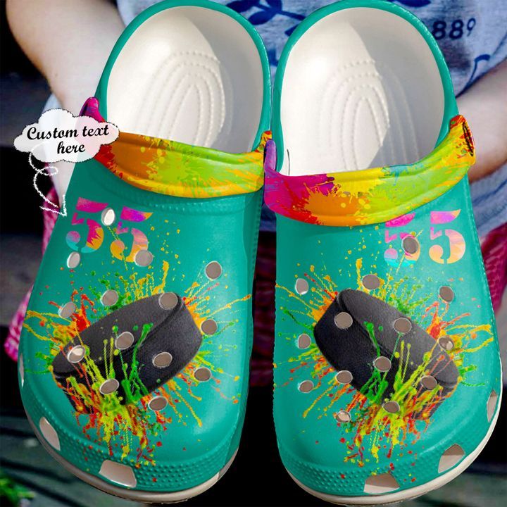 Hockey Personalized Colorful Sku 1367 Crocs Crocband Clog Comfortable For Mens Womens Classic Clog Water Shoes Hockey Personalized Colorful Sku 1367 Crocs Crocband Clog Comfortable For Mens Womens Classic Clog Water Shoes