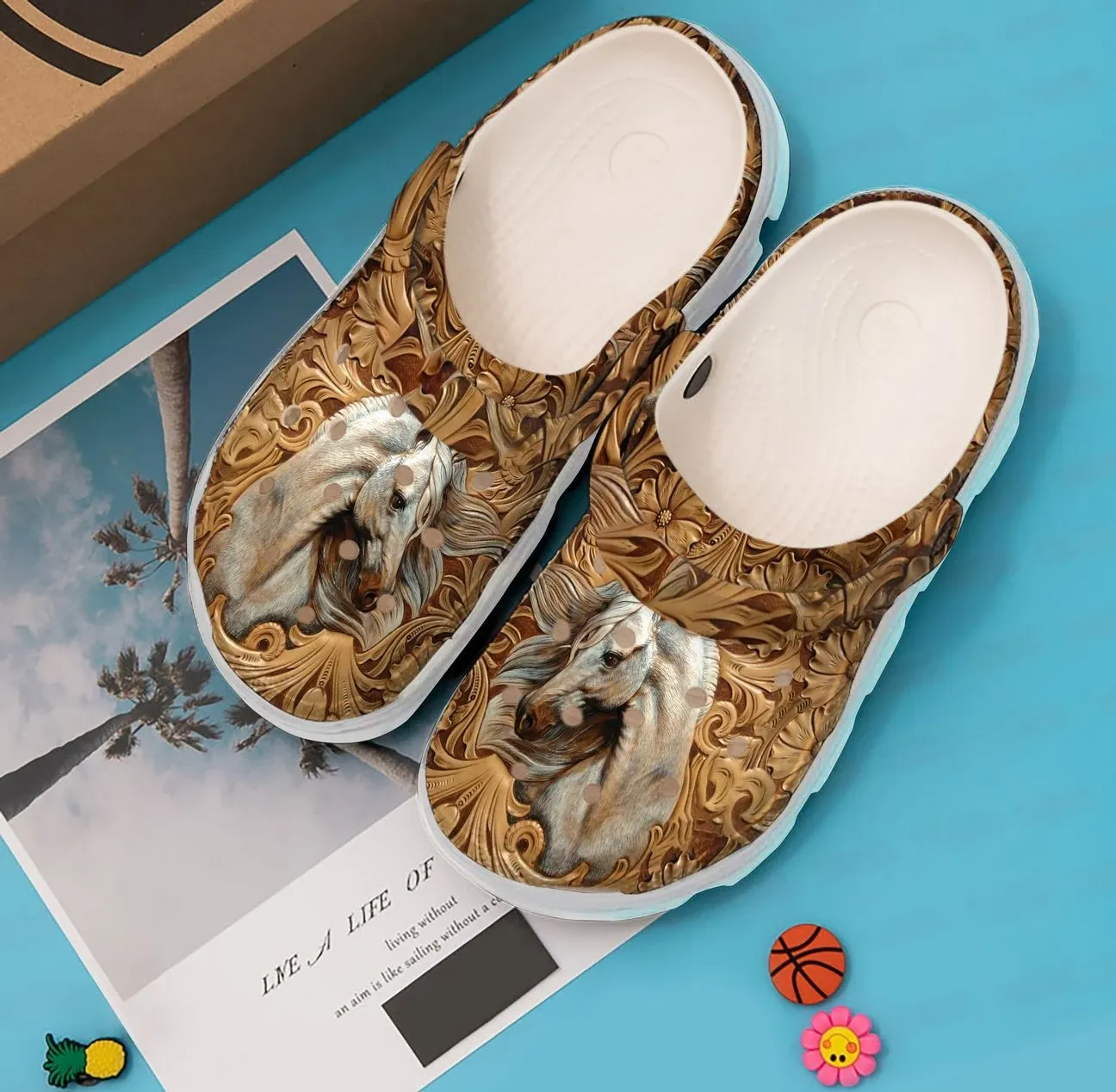 Horse Personalized Clog Custom Crocs Comfortablefashion Style Comfortable For Women Men Kid Print 3D Beautiful Horse Horse Personalized Clog Custom Crocs Comfortablefashion Style Comfortable For Women Men Kid Print 3D Beautiful Horse