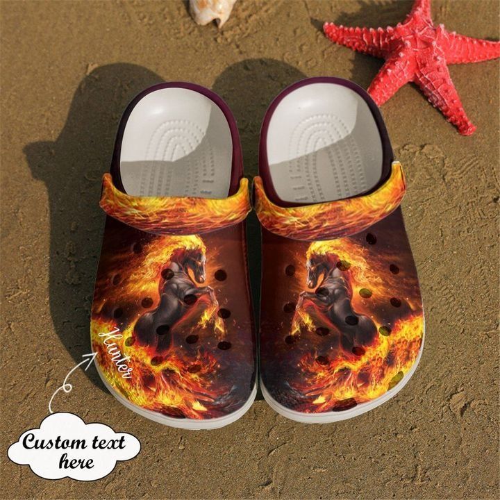 Horse Personalized Fire Sku 1426 Crocs Crocband Clog Comfortable For Mens Womens Classic Clog Water Shoes Horse Personalized Fire Sku 1426 Crocs Crocband Clog Comfortable For Mens Womens Classic Clog Water Shoes