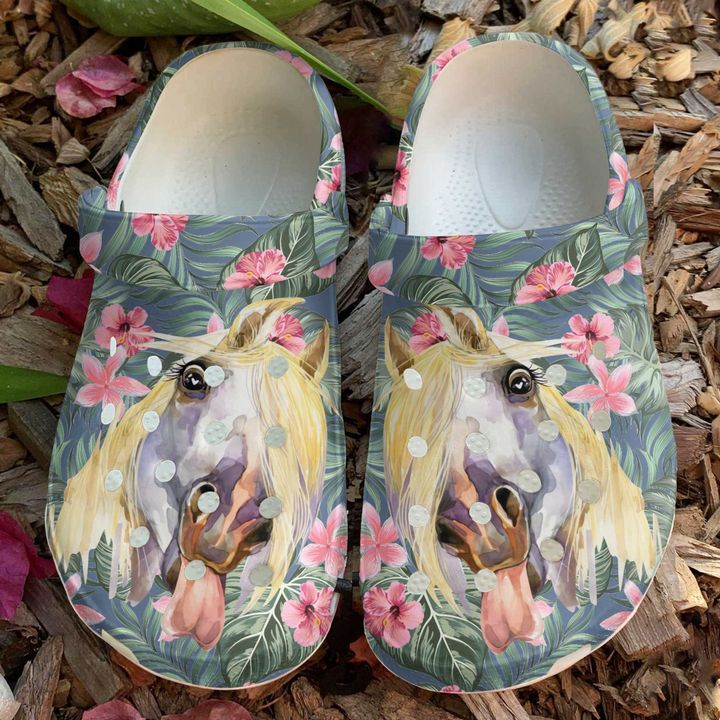 Horse Tropical Sku 1441 Crocs Crocband Clog Comfortable For Mens Womens Classic Clog Water Shoes Horse Tropical Sku 1441 Crocs Crocband Clog Comfortable For Mens Womens Classic Clog Water Shoes