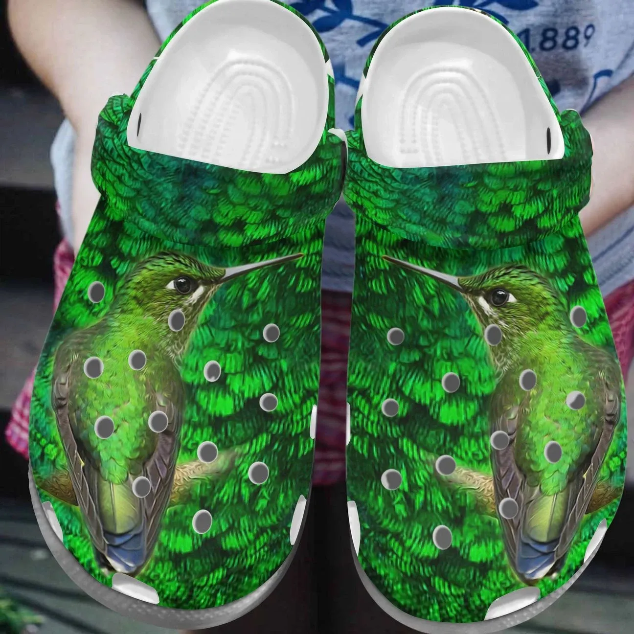 Hummingbird Personalize Clog Custom Crocs Fashionstyle Comfortable For Women Men Kid Print 3D Hummingbird Fur Hummingbird Personalize Clog Custom Crocs Fashionstyle Comfortable For Women Men Kid Print 3D Hummingbird Fur