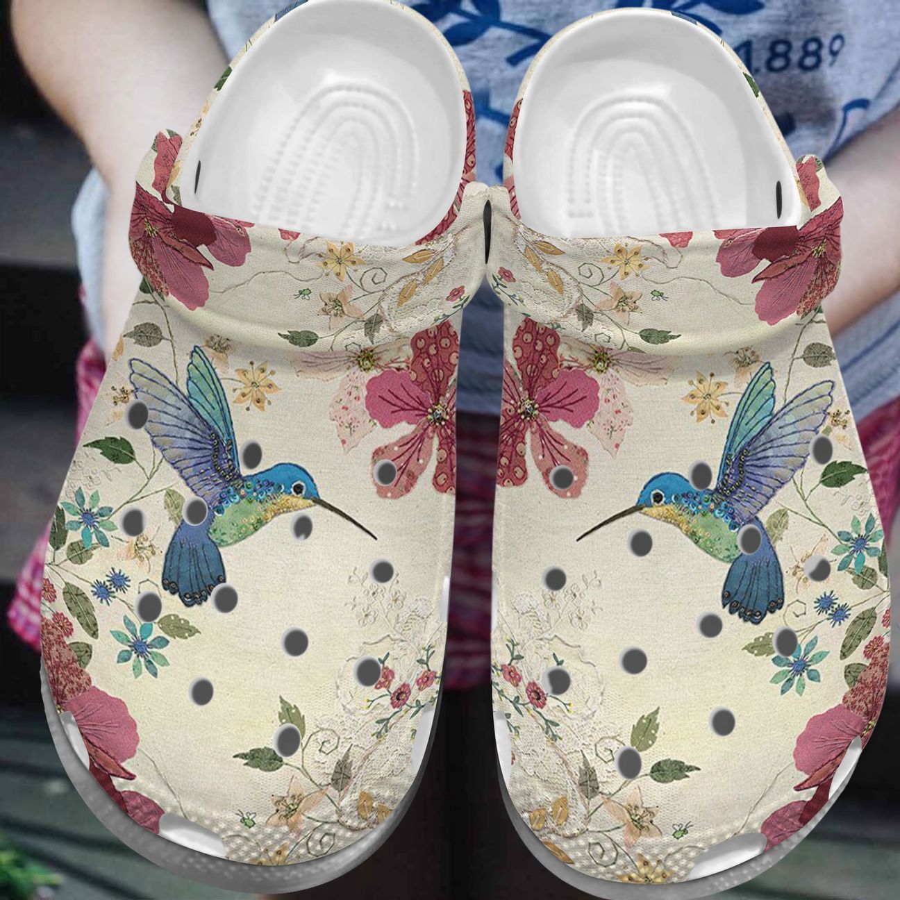 Hummingbird Personalized Clog Custom Crocs Comfortablefashion Style Comfortable For Women Men Kid Print 3D Lovely Hummingbird Hummingbird Personalized Clog Custom Crocs Comfortablefashion Style Comfortable For Women Men Kid Print 3D Lovely Hummingbird