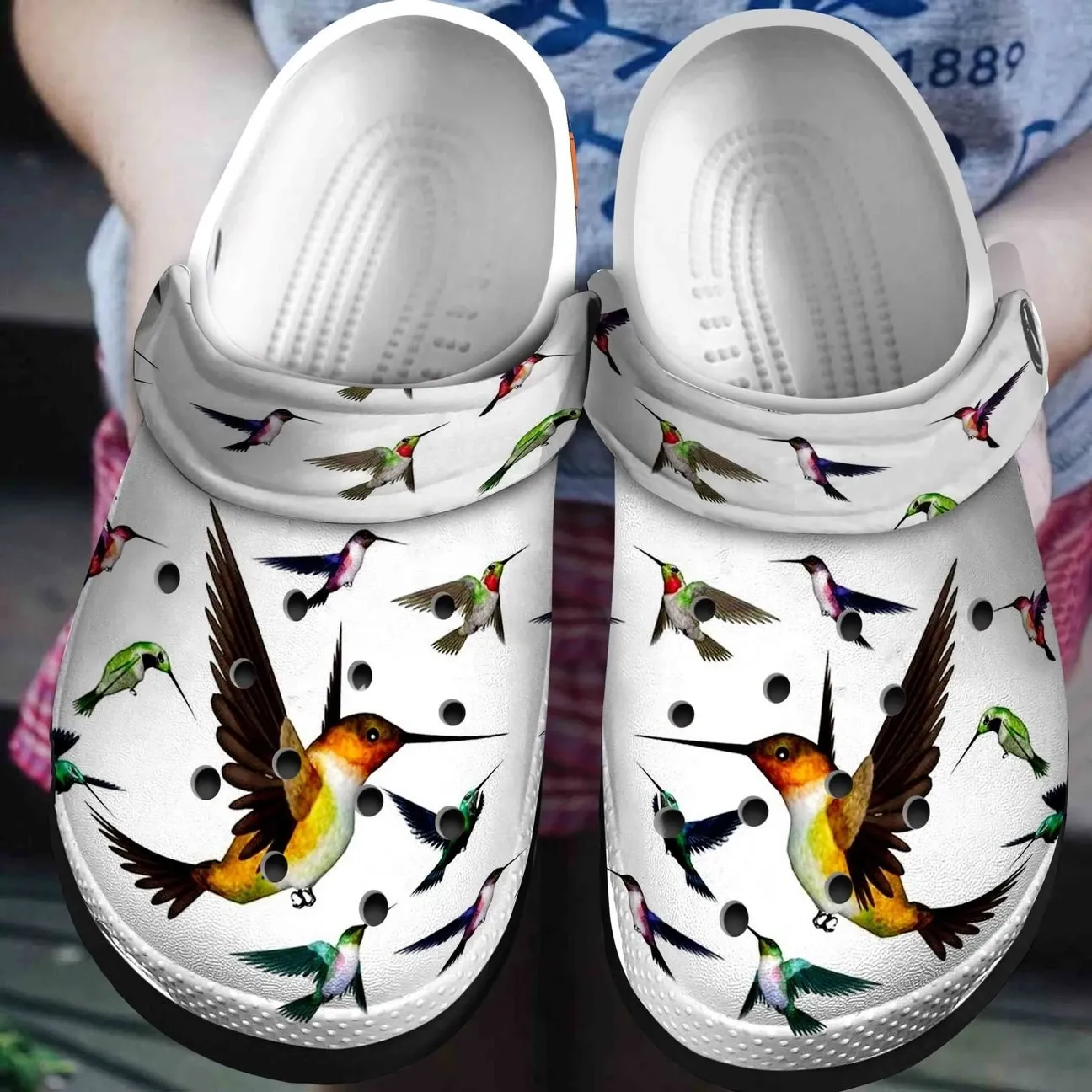 Hummingbird Personalized Clog Custom Crocs Comfortablefashion Style Comfortable For Women Men Kid Print 3D Playfulness Hummingbird Personalized Clog Custom Crocs Comfortablefashion Style Comfortable For Women Men Kid Print 3D Playfulness