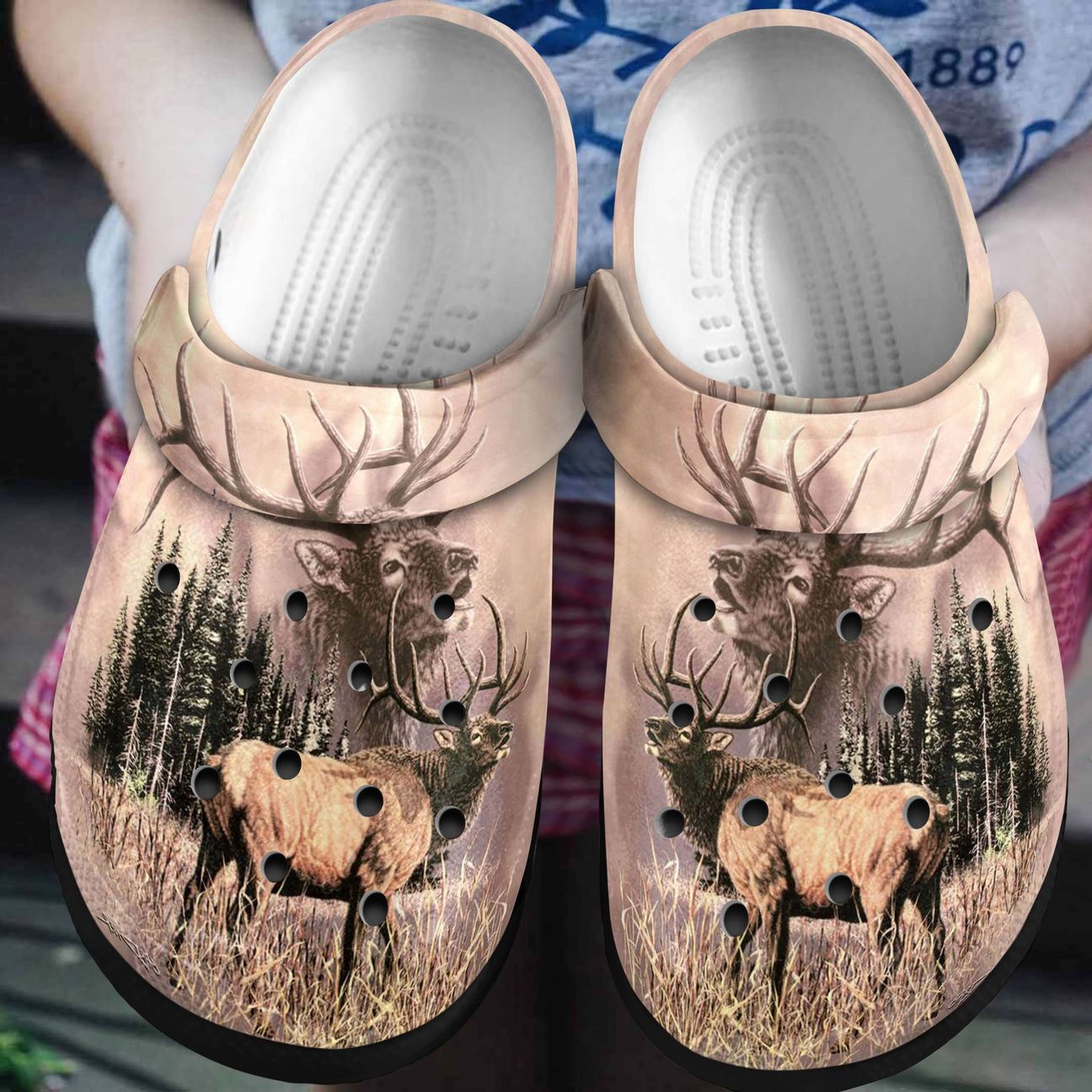 Hunting Personalized Clog Custom Crocs Comfortablefashion Style Comfortable For Women Men Kid Print 3D Deer Hunting Personalized Clog Custom Crocs Comfortablefashion Style Comfortable For Women Men Kid Print 3D Deer