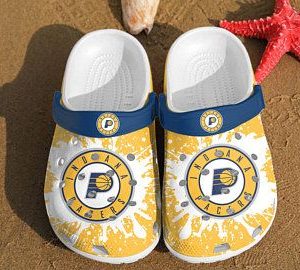 Indiana Pacers Crocs Crocband Clog Clog Comfortable For Mens And Womens Classic Clog Water Shoes