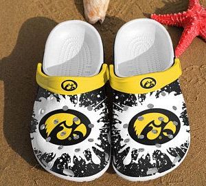 Iowa Hawkeyes Crocband Clog Clog Comfortable For Mens And Womens Classic Clog Water Shoes Iowa Hawkeyes Crocs