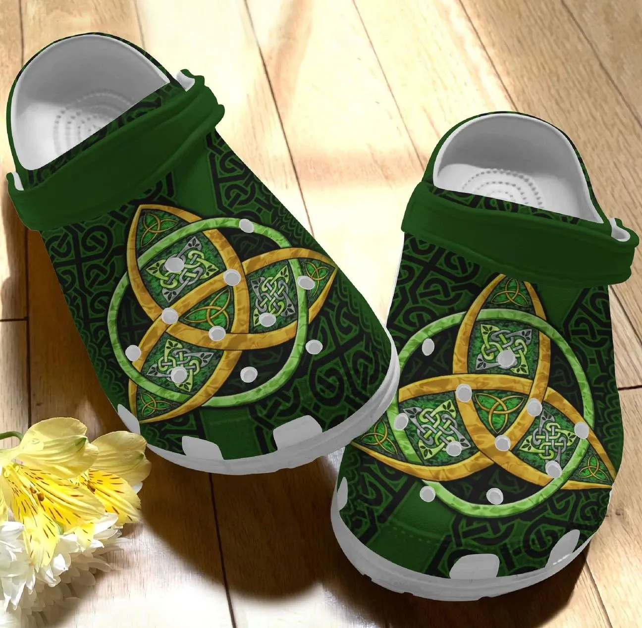 Irish Personalized Clog Custom Crocs Comfortablefashion Style Comfortable For Women Men Kid Print 3D Irish Symbol Irish Personalized Clog Custom Crocs Comfortablefashion Style Comfortable For Women Men Kid Print 3D Irish Symbol