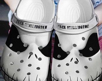 Jack Skellington Face Crocs Crocband Clog Clog Comfortable For Mens And Womens Classic Clog Water Shoes Comfortable Jack Skellington Face Crocs Crocband Clog Clog Comfortable For Mens And Womens Classic Clog Water Shoes Comfortable