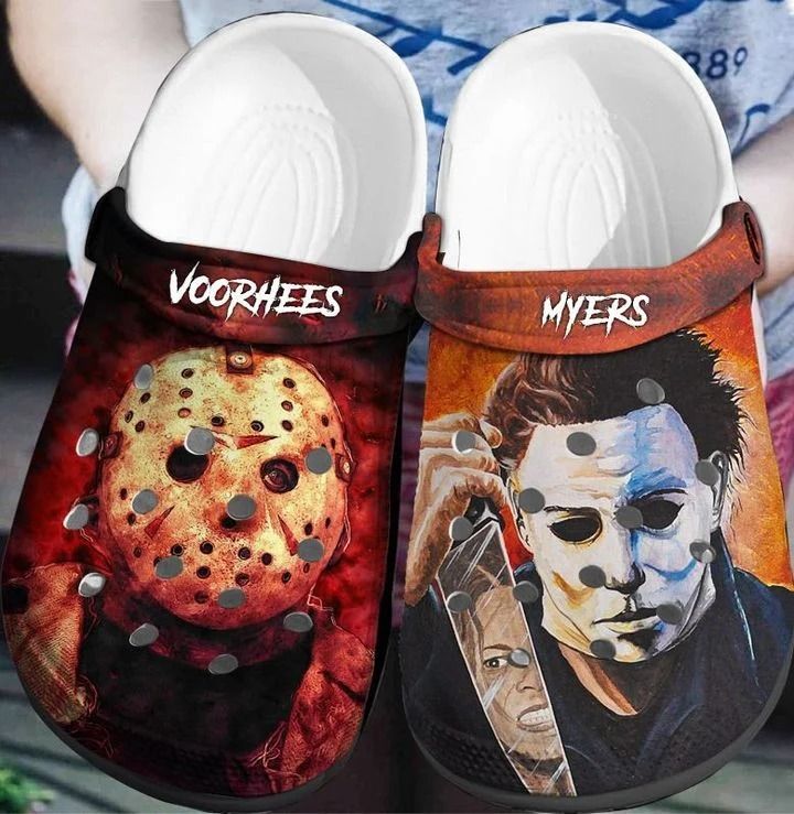 Jason Voorhees And Michael Myers Crocs Crocband Clog Comfortable For Mens Womens Classic Clog Water Shoes Clog Saleoff 190920 Jason Voorhees And Michael Myers Crocs Crocband Clog Comfortable For Mens Womens Classic Clog Water Shoes Clog Saleoff 190920
