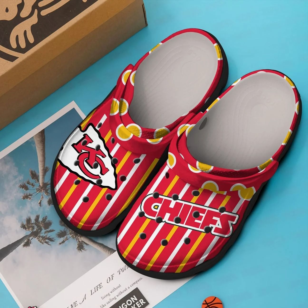 Kansas City Chiefs Crocs Crocband Clog Comfortable For Mens Womens Classic Clog Water Shoes Clog Hothot Th190920 Kansas City Chiefs Crocs Crocband Clog Comfortable For Mens Womens Classic Clog Water Shoes Clog Hothot Th190920