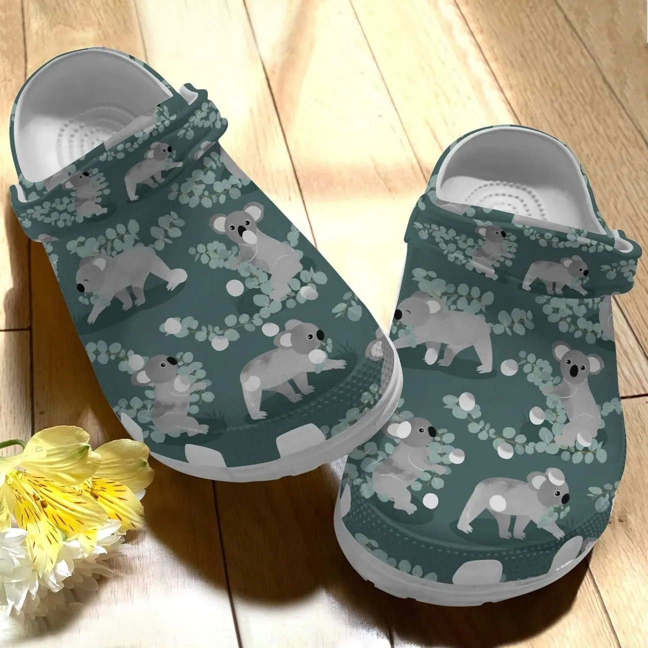 Koala Personalize Clog Custom Crocs Fashionstyle Comfortable For Women Men Kid Print 3D Whitesole Pattern Koala Personalize Clog Custom Crocs Fashionstyle Comfortable For Women Men Kid Print 3D Whitesole Pattern