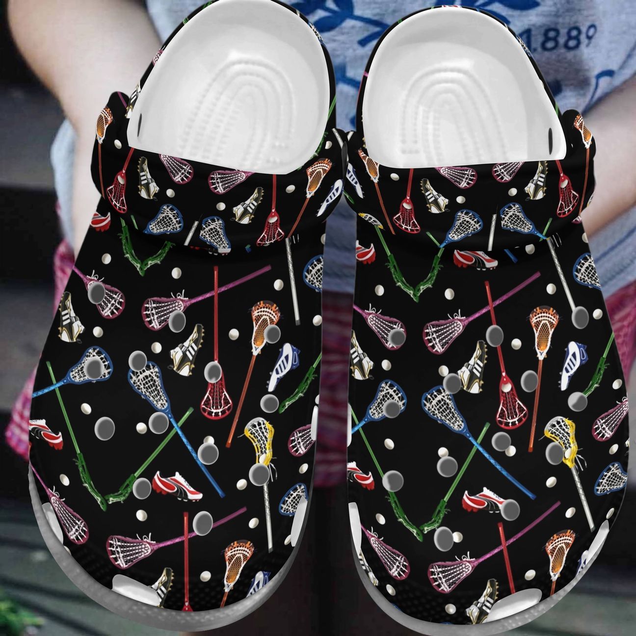 Lacrosse Personalized Clog Custom Crocs Comfortablefashion Style Comfortable For Women Men Kid Print 3D Lacrosse Pattern Lacrosse Personalized Clog Custom Crocs Comfortablefashion Style Comfortable For Women Men Kid Print 3D Lacrosse Pattern