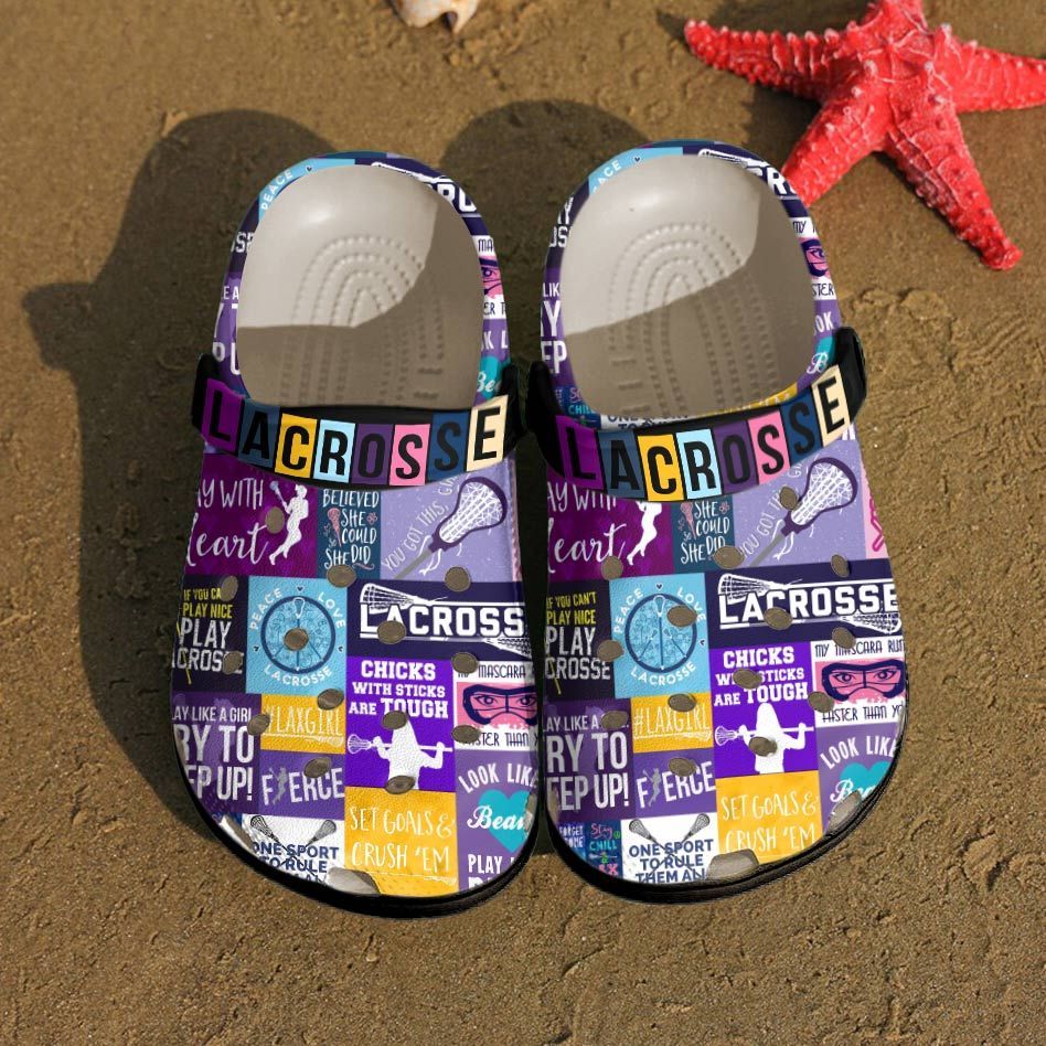Lacrosse Personalized Clog Custom Crocs Comfortablefashion Style Comfortable For Women Men Kid Print 3D Love Lacrosse Lacrosse Personalized Clog Custom Crocs Comfortablefashion Style Comfortable For Women Men Kid Print 3D Love Lacrosse