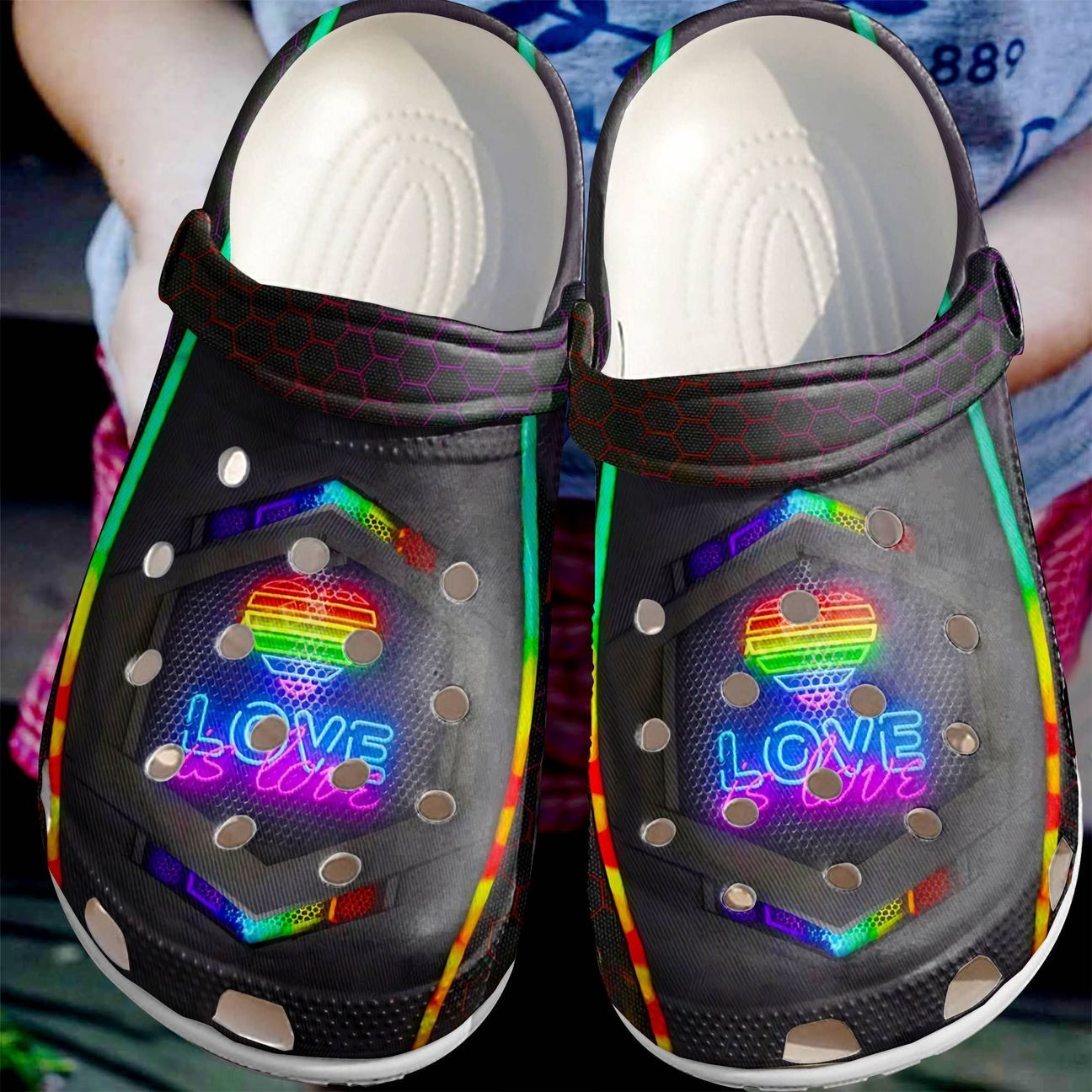 Lgbt Personalize Clog Custom Crocs Fashionstyle Comfortable For Women Men Kid Print 3D Love Is Love Lgbt Personalize Clog Custom Crocs Fashionstyle Comfortable For Women Men Kid Print 3D Love Is Love