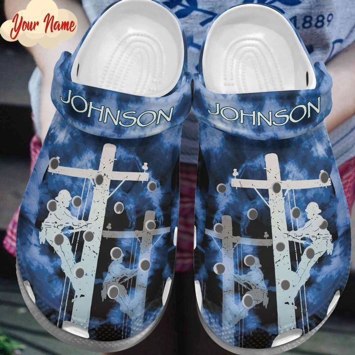 Lineman Personalize Clog Custom Crocs Fashionstyle Comfortable For Women Men Kid Print 3D I Am A Lineman Lineman Personalize Clog Custom Crocs Fashionstyle Comfortable For Women Men Kid Print 3D I Am A Lineman