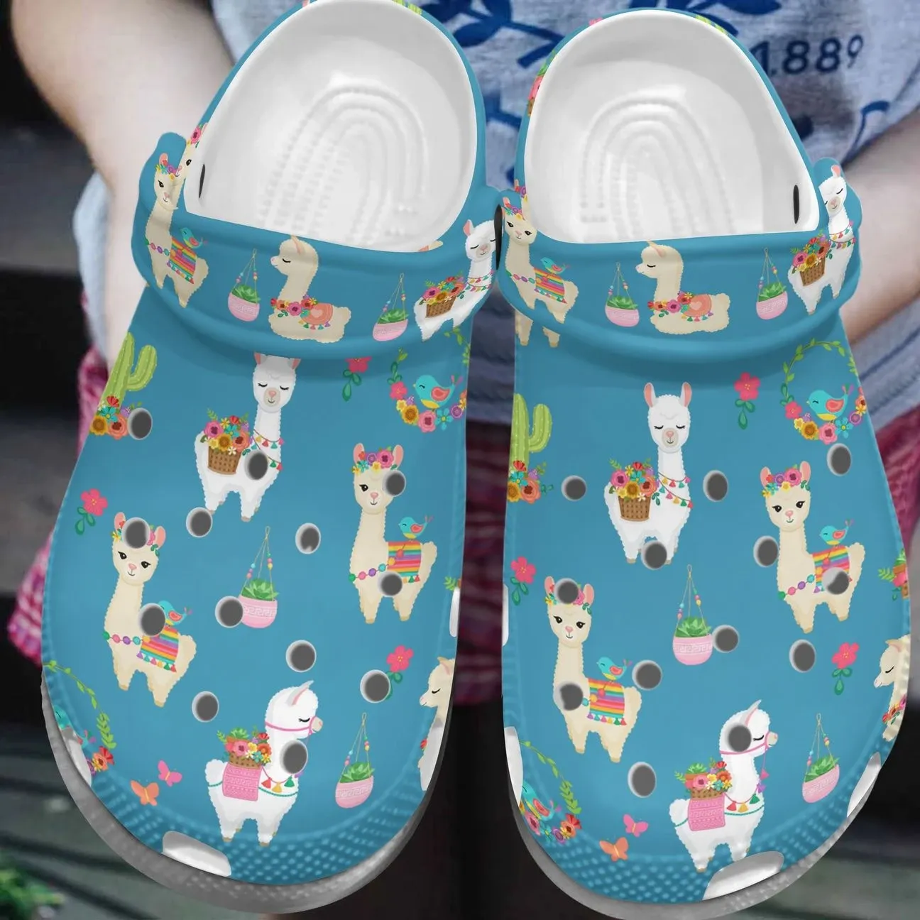 Llama Personalized Clog Custom Crocs Comfortablefashion Style Comfortable For Women Men Kid Print 3D Pattern Llama Personalized Clog Custom Crocs Comfortablefashion Style Comfortable For Women Men Kid Print 3D Pattern
