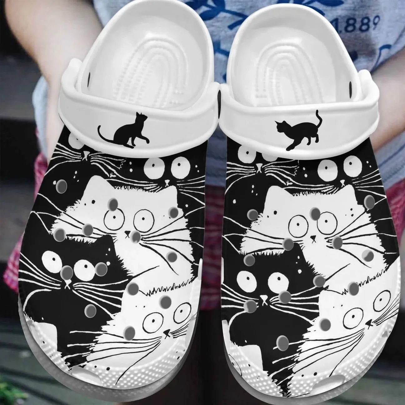 Love My Black Cat Personalize Clog Custom Crocs Fashionstyle Comfortable For Women Men Kid Print 3D Love My Black Cat Personalize Clog Custom Crocs Fashionstyle Comfortable For Women Men Kid Print 3D