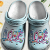 Love Nurse Life Crocs Clog Shoes Crocbland – Custom Shoe Clog Birthday Gift For Man Woman Doctor Nurse