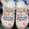 Massage Therapist Personalized Clog Custom Crocs Comfortablefashion Style Comfortable For Women Men Kid Print 3D