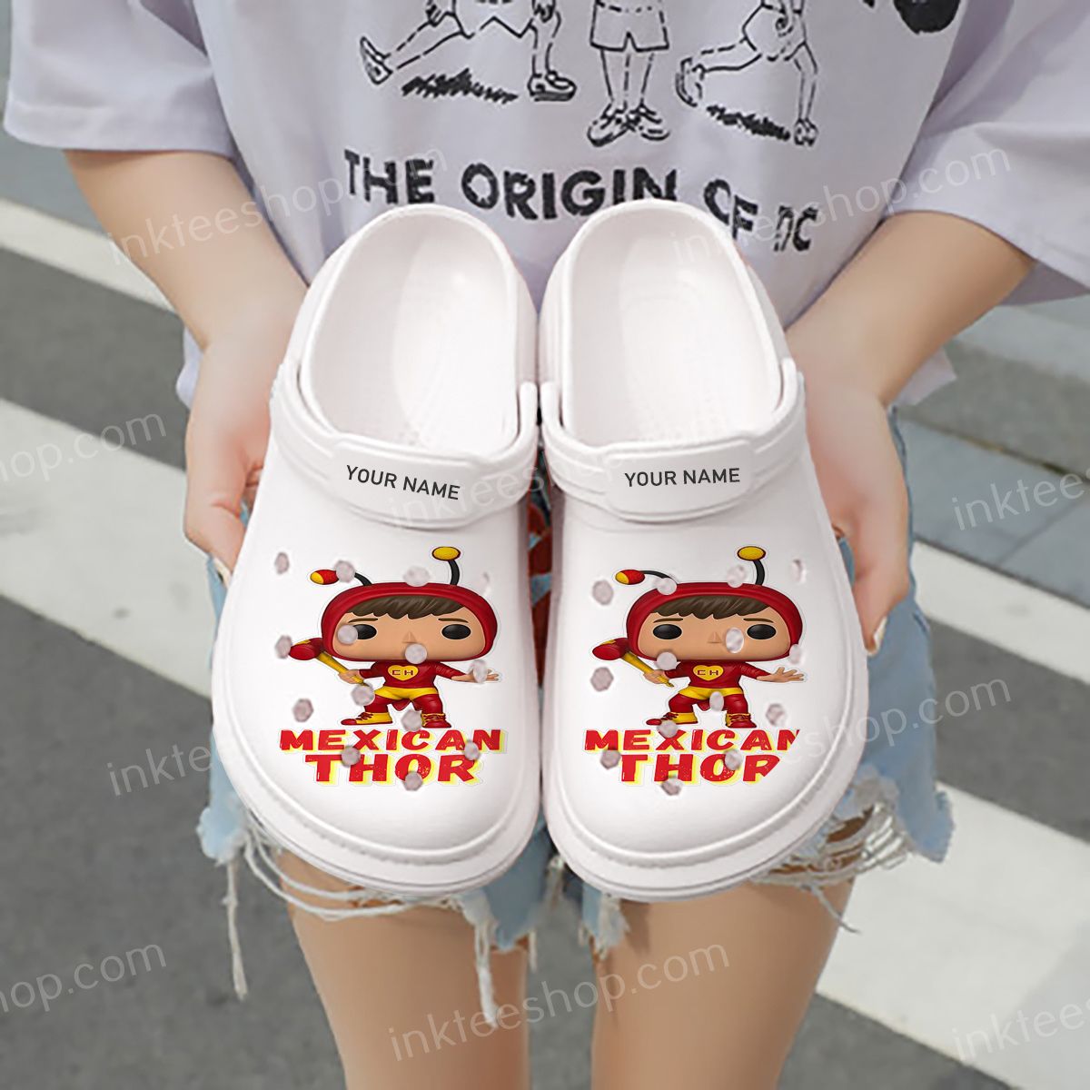 Mexican Thor Crocs Crocband Clog Comfortable For Mens Womens Classic Clog Water Shoes Mexican Thor Crocs Crocband Clog Comfortable For Mens Womens Classic Clog Water Shoes