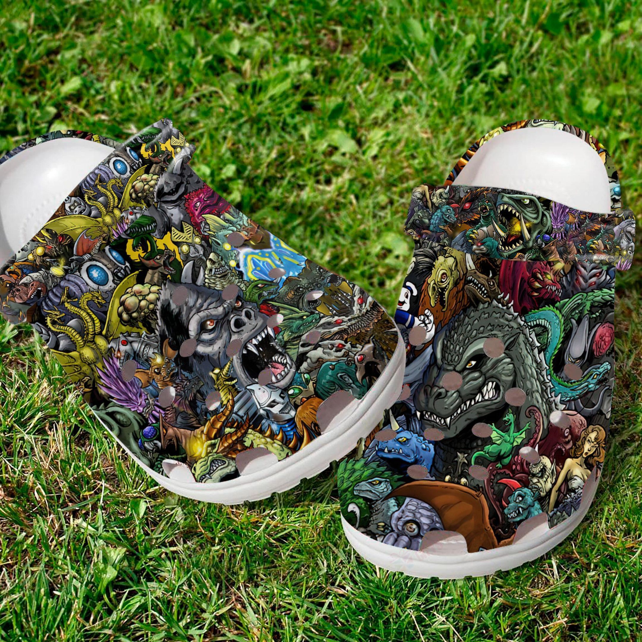 Monster Collection Crocs Clog Classic Clogs Shoes Monster Collection Crocs Clog Classic Clogs Shoes