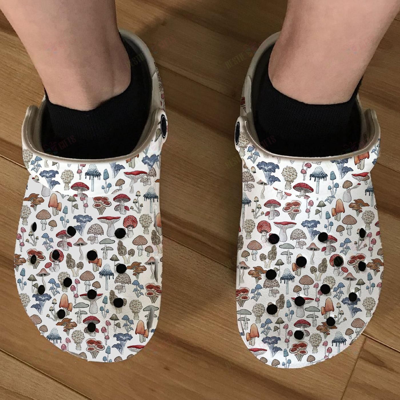 Mushroom Crocs Clog Classic Clogs Shoes Mushroom Crocs Clog Classic Clogs Shoes