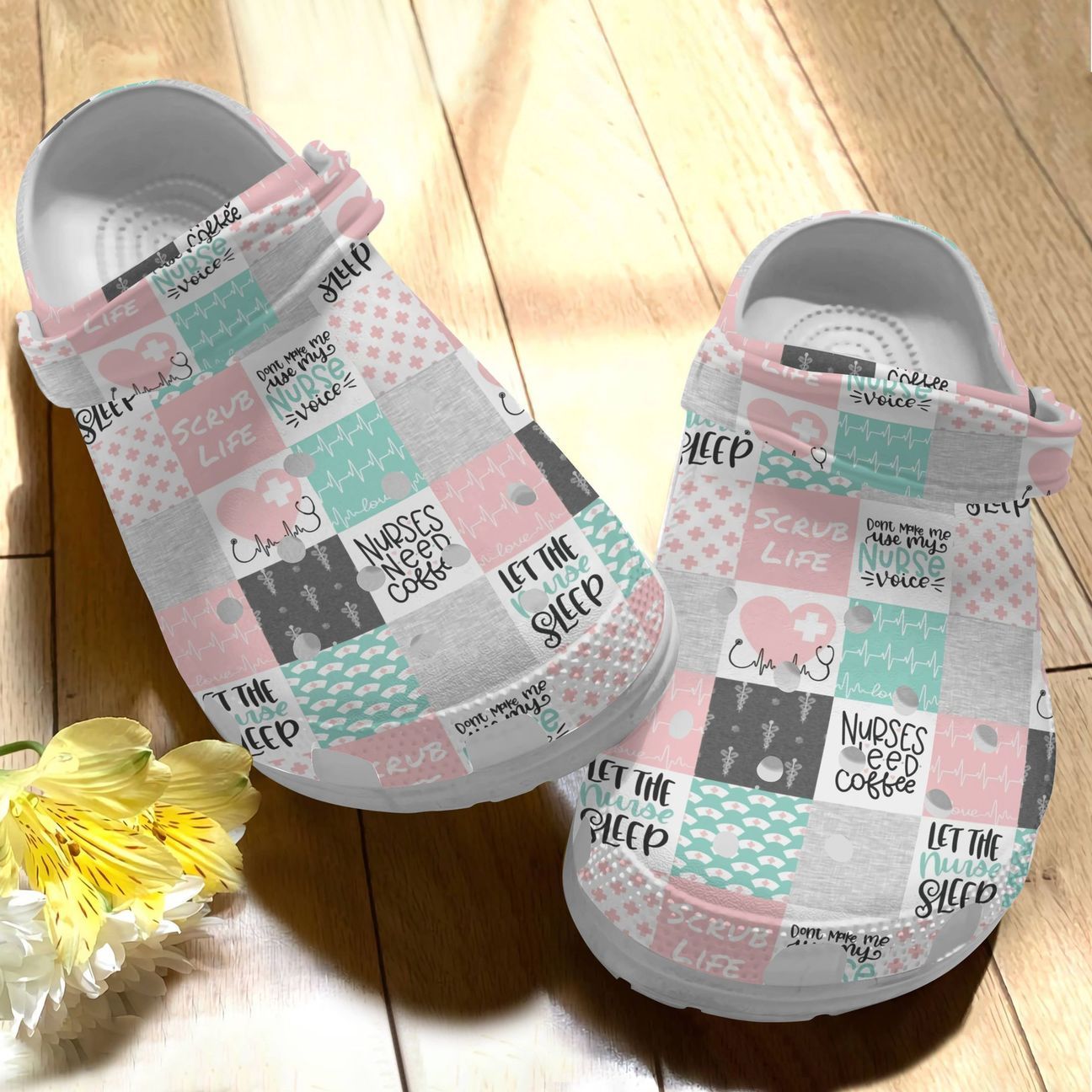 Nurse Personalize Clog Custom Crocs Fashionstyle Comfortable For Women Men Kid Print 3D Let The Nurse Sleep Nurse Personalize Clog Custom Crocs Fashionstyle Comfortable For Women Men Kid Print 3D Let The Nurse Sleep