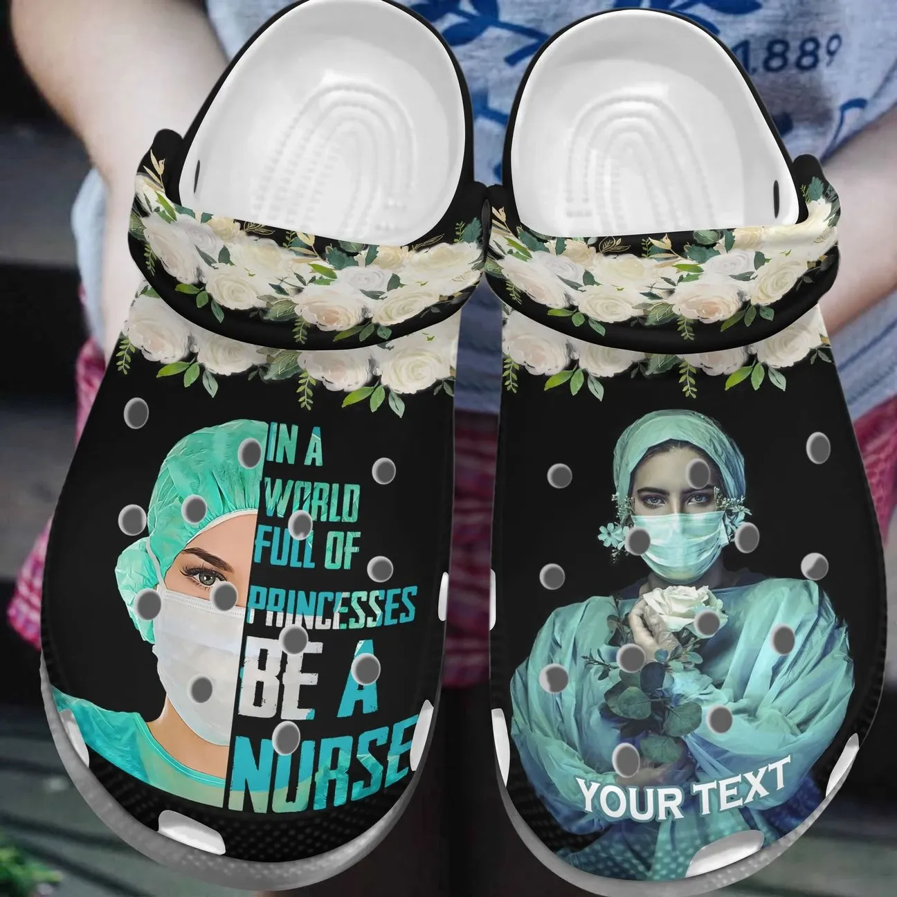 Nurse Personalized Clog Custom Crocs Comfortablefashion Style Comfortable For Women Men Kid Print 3D Be A Nurse Nurse Personalized Clog Custom Crocs Comfortablefashion Style Comfortable For Women Men Kid Print 3D Be A Nurse