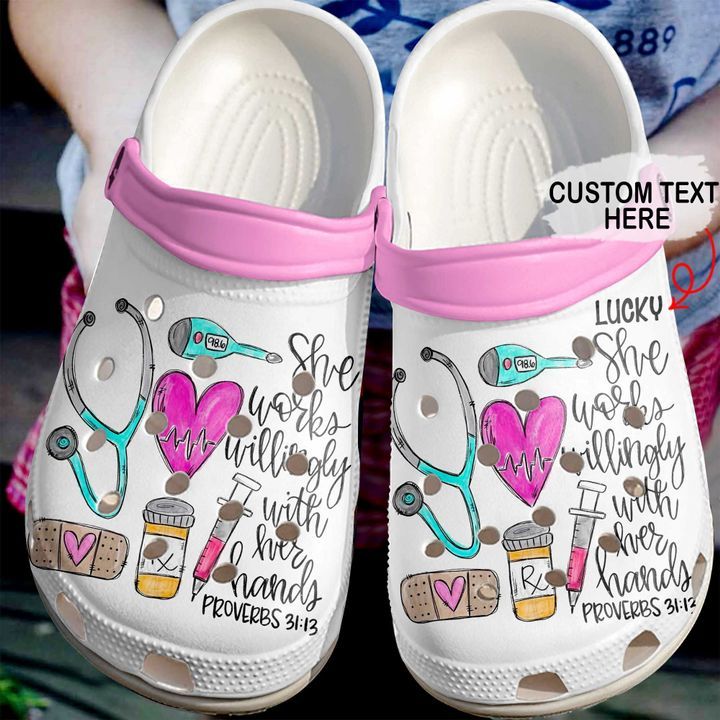 Nurse Personalized She Works Willingly Sku 1647 Crocs Crocband Clog Comfortable For Mens Womens Classic Clog Water Shoes Nurse Personalized She Works Willingly Sku 1647 Crocs Crocband Clog Comfortable For Mens Womens Classic Clog Water Shoes
