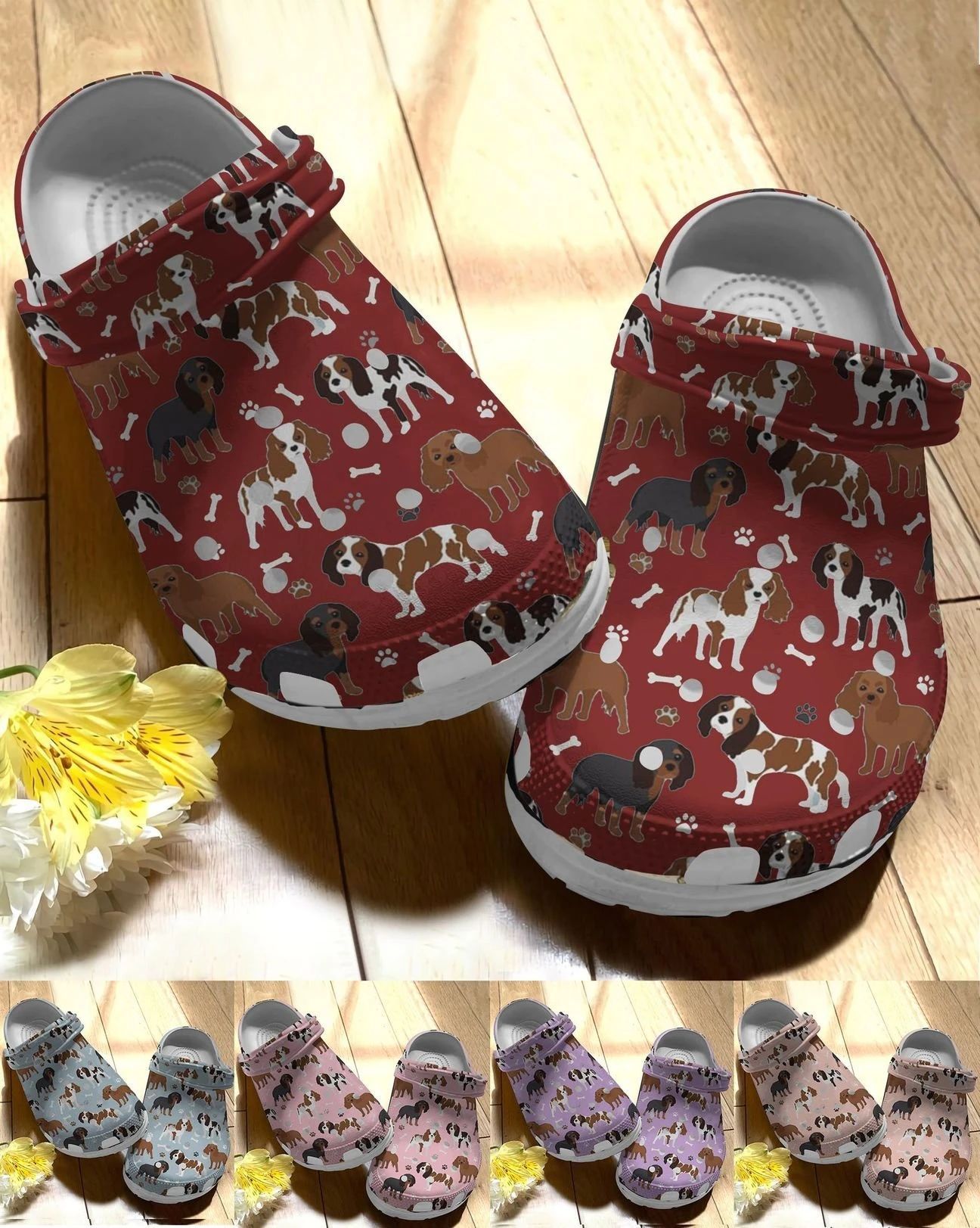 Personalized Crocs Clog Cavalier King Personalized Crocs Clog Cavalier King