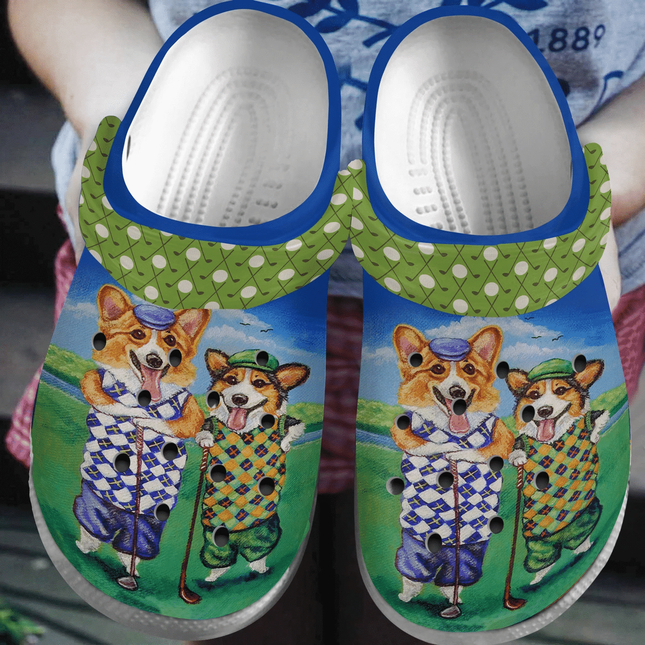 Personalized Crocs Clog Corgi Personalized Crocs Clog Corgi