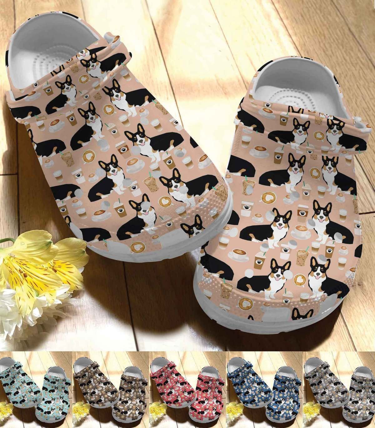 Personalized Crocs Clog Corgi Personalized Crocs Clog Corgi
