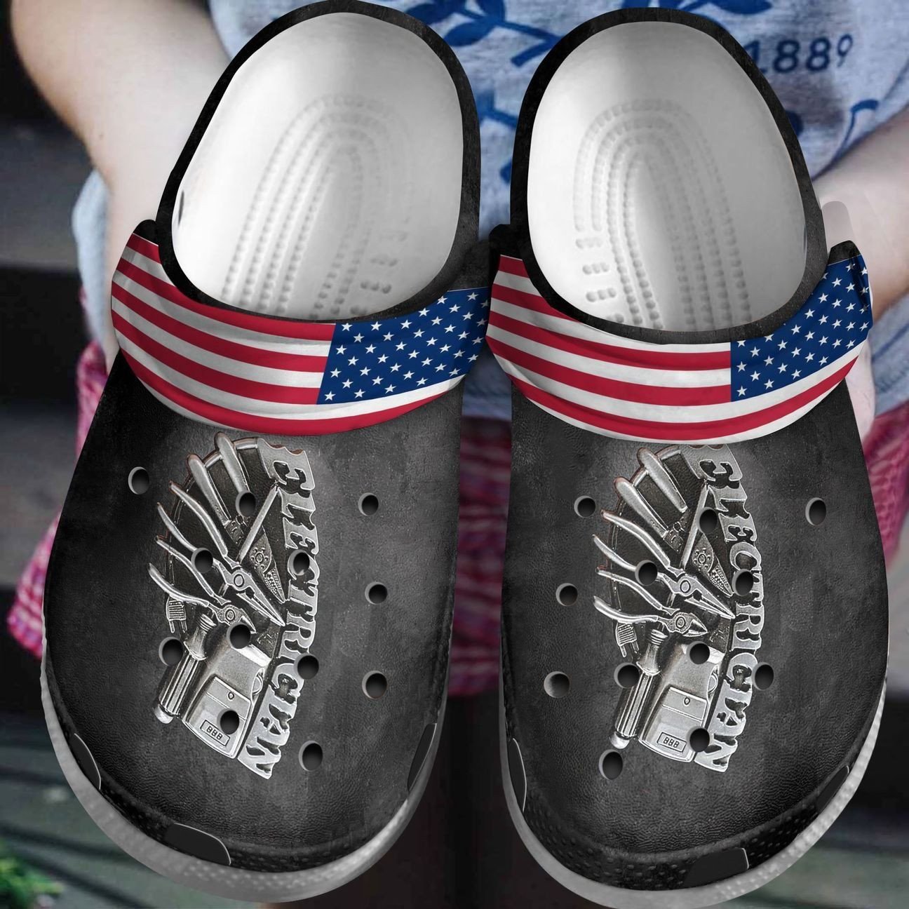 Personalized Crocs Clog Electrician Personalized Crocs Clog Electrician