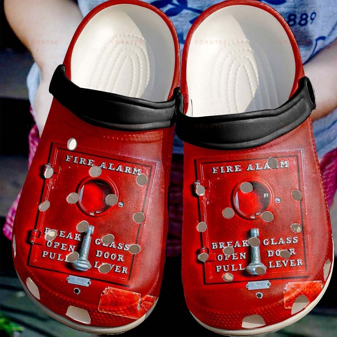 Personalized Crocs Clog Firefighter Personalized Crocs Clog Firefighter