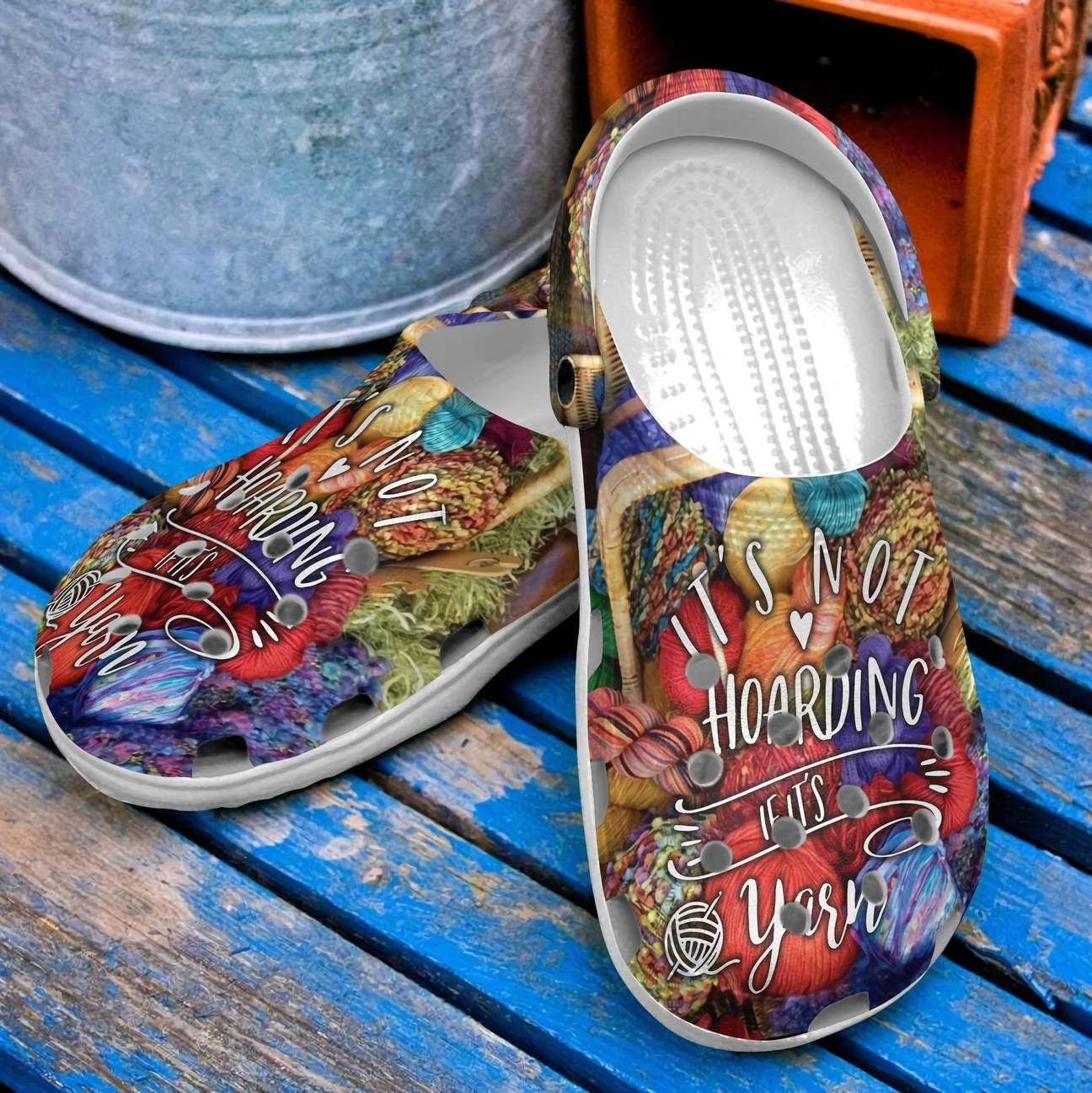 Personalized Crocs Clog Knitting Personalized Crocs Clog Knitting