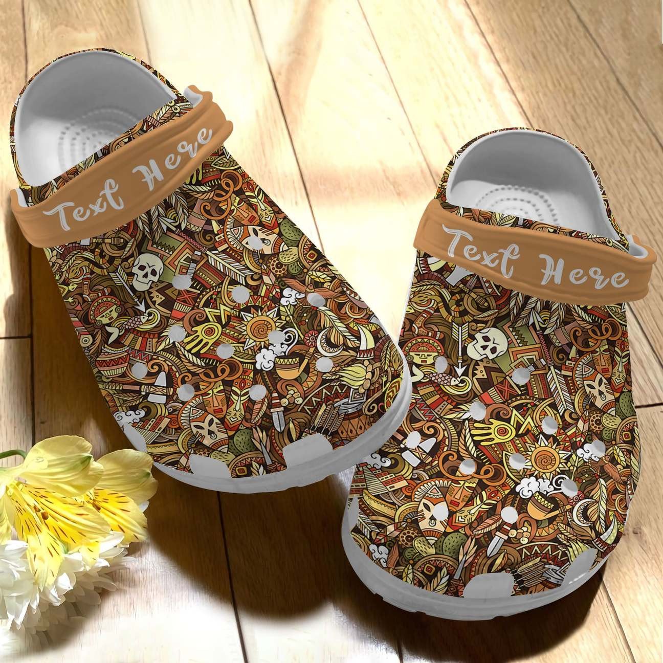 Personalized Crocs Clog Native American Personalized Crocs Clog Native American