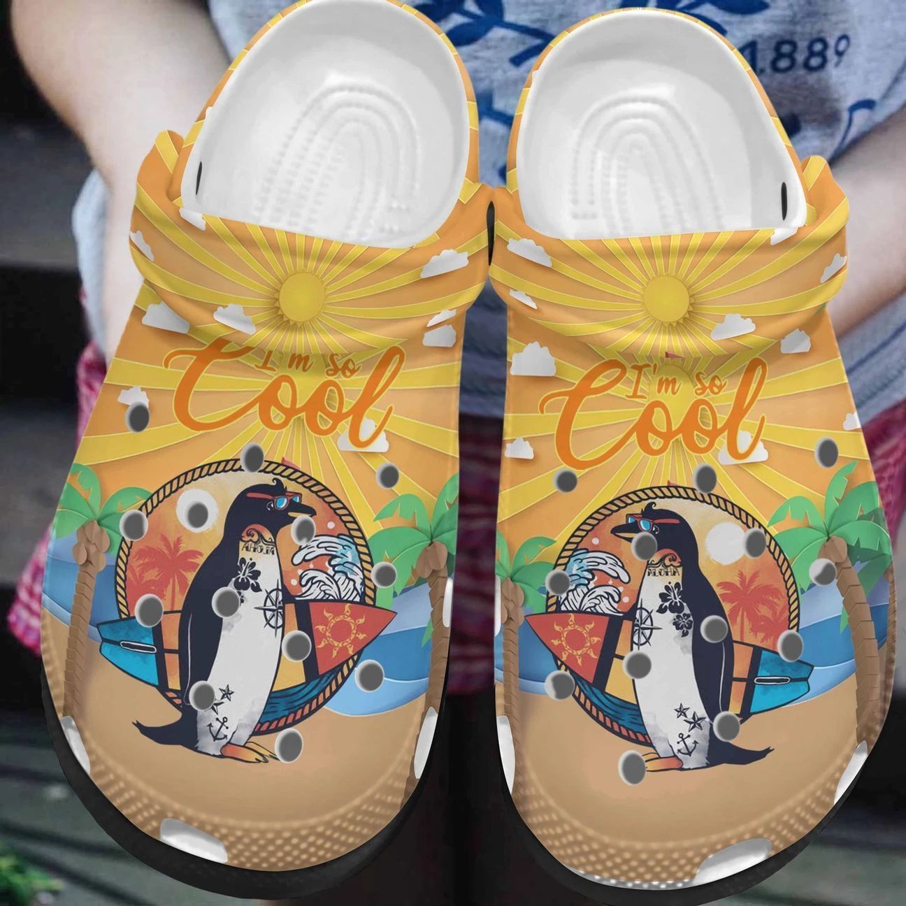 Personalized Crocs Clog Penguin Personalized Crocs Clog Penguin