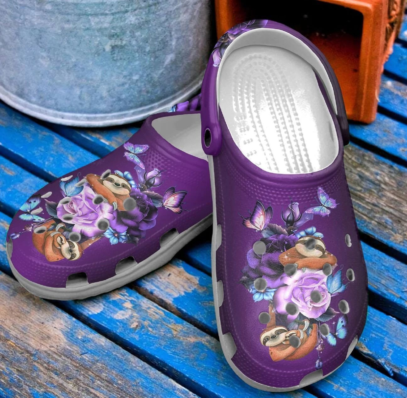 Personalized Crocs Clog Sloth Personalized Crocs Clog Sloth