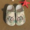 Personalized Owl Couple Quilting Crocs Clogy Shoes For Mens And Womens