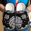 Personalized Volleyball Diamond Crocs Clogy Shoes For Mens And Womens